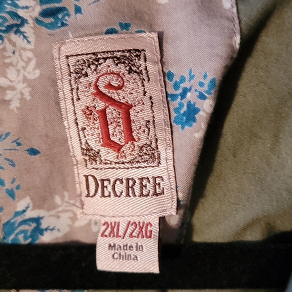 Decree Drawstring Waist/Zip Up Jacket - image 3